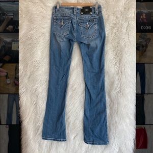 Miss me flap pocket bootcut jeans